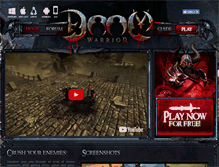 Tablet Screenshot of doomwarrior.com